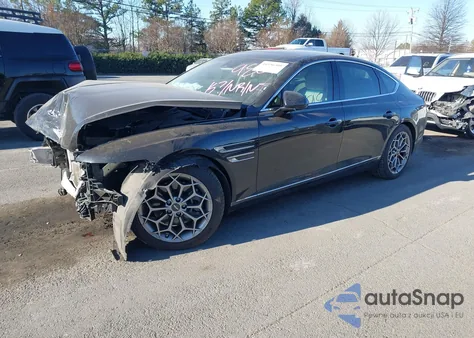 2022 Genesis G80 2.5T Rwd from USA, damaged, VIN KMTGB4SC3NU129861